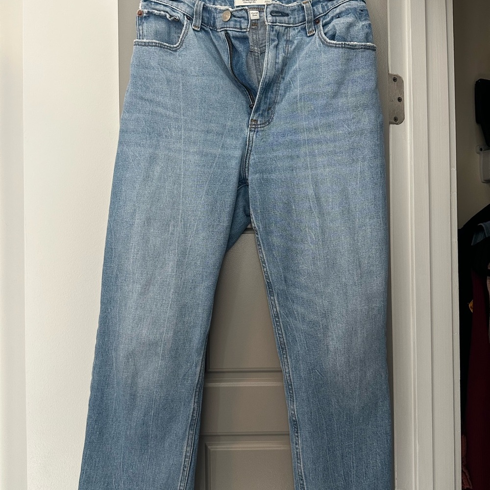 Abercrombie ankle straight Blue Denim Jeans